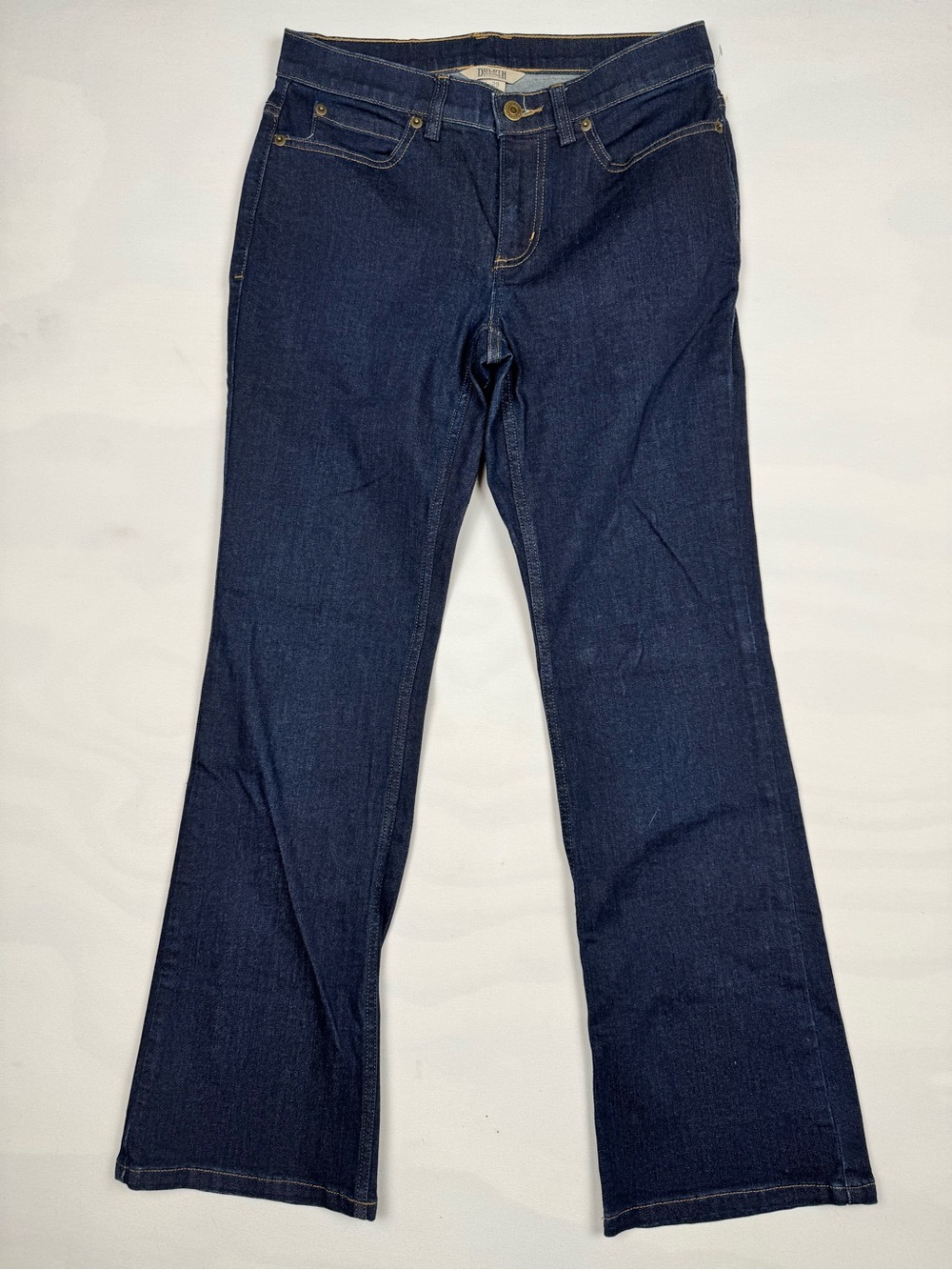 Duluth Trading Company Blue Dark Wash Bootcut Jeans Women’s 4X29